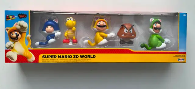Super Mario 3D World Bowsers Fury 2.5" figure multipack