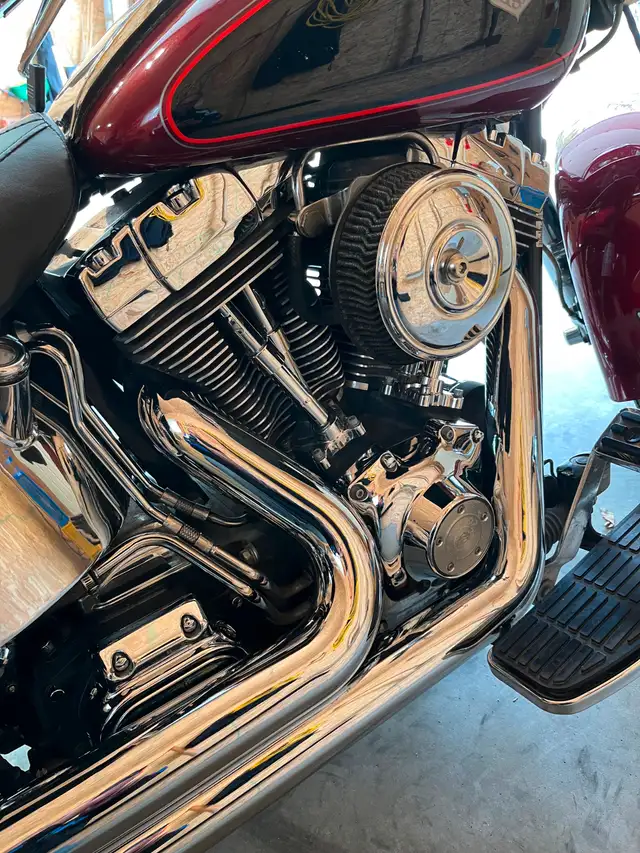 2000 Harley Davidson Fatboy 1450 CC in Street, Cruisers & Choppers in Regina - Image 5