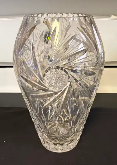 Authentic Bohemia Crystal 12” Vase, View more