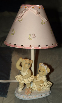 Lampe avec oursons / Lampe pour fille / Lampe