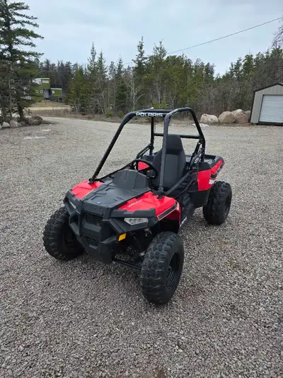 Polaris ACE 150 EFI. Kids have outgrown it. Has speed limiting fuse box.