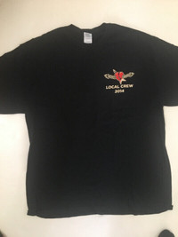 Tom Petty & the Heartbreakers Local Crew 2014 T Shirt Men XL
