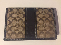 Brown coach small wallet