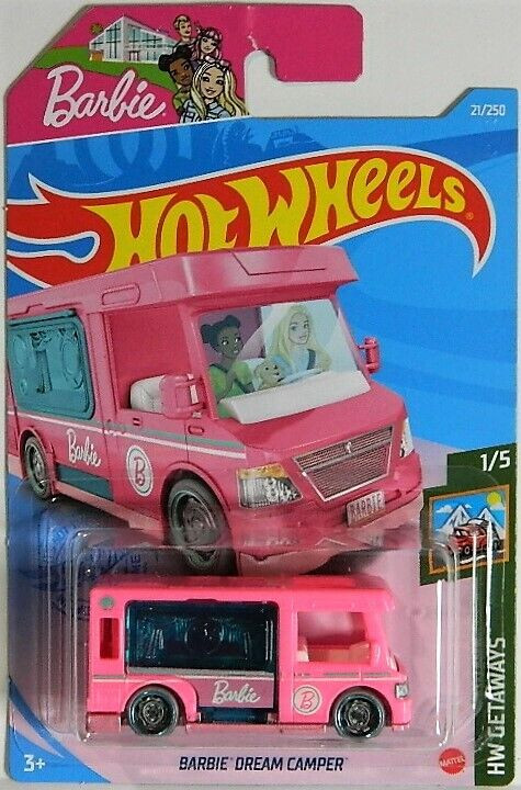 Hot Wheels 1/64 Barbie Dream Camper Diecast Cars in Arts & Collectibles in Oshawa / Durham Region - Image 2