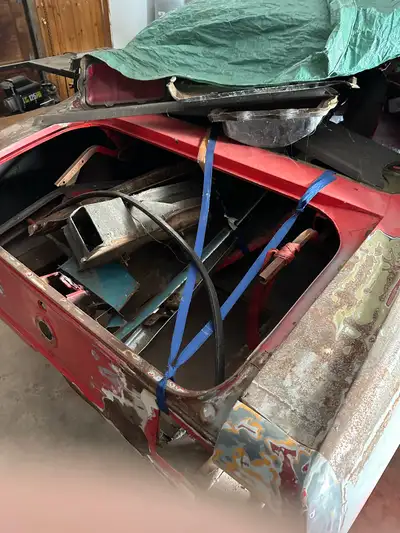 Mustang needs restoration. Registered in my name. Full front frame rails and engine gaskets and seal...