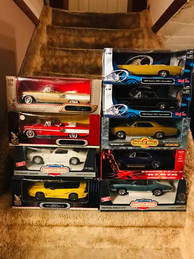 SEVERAL 1:18 SCALE DIECAST CARS, View more