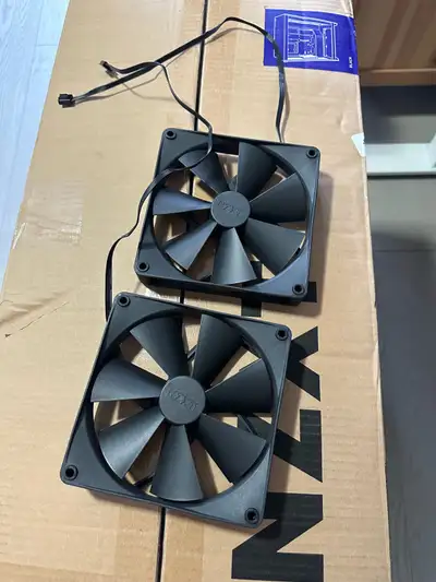 Got new RGB fans so selling the original fans，perfect condition，only used for a few weeks，can provid...