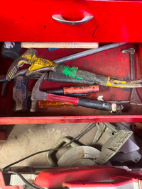 Garage tools and tool box