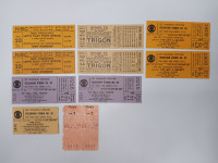 Vintage 1960's Stage 73 NBC CBS Gameshow Tickets & Macy's Tags