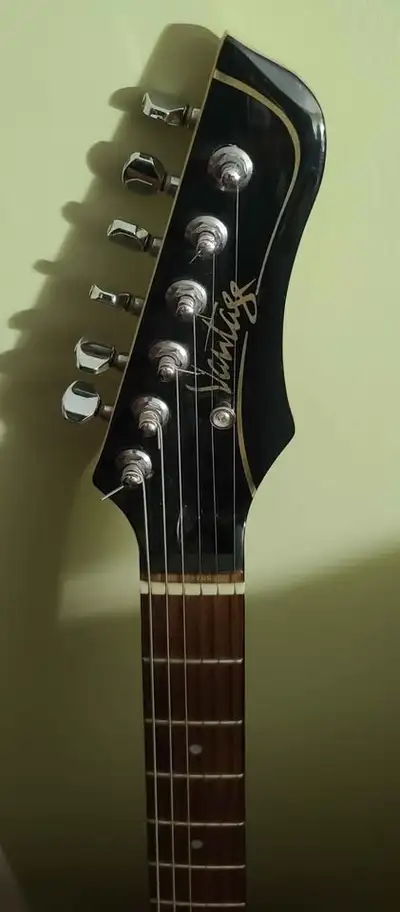 1990's Vantage Red Electric Guitar, View more