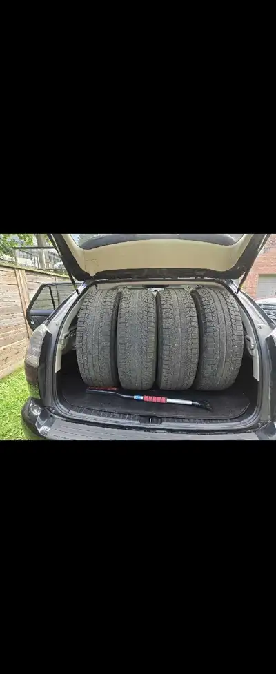 For sale are a set of four winter tires, size 235/65R18, that have provided reliable performance thr...