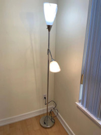 Floor lamp and dinning chairs