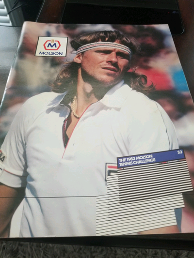 1993 Molson Tennis Challenge program in great shape. Pick up is in oakville