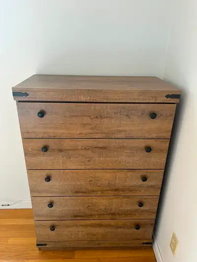 Lit capitaine avec table de chevet et commode, View more