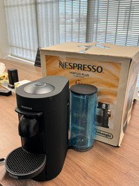 Nespresso VertuoPlus Coffee and Espresso Maker Bundle by De'Long