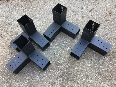 New TOJA GRID Trio Corner Brackets for 4x4 Wood Posts (2-Pack), View more