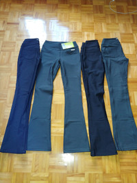 4 paires de pantalon Easy Tone de Reebok XSmall $10/ch
