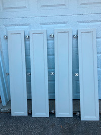 4 Cabinet Doors with soft closing 12"x60"