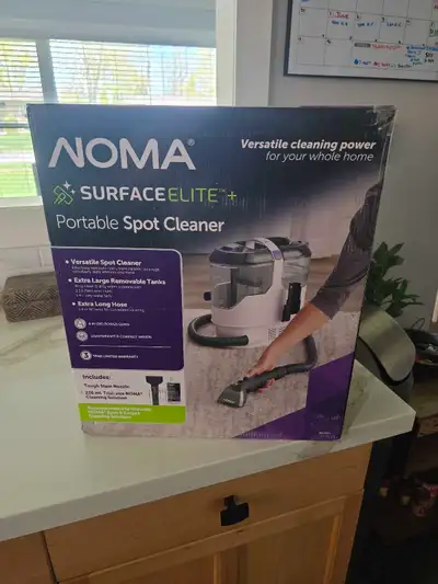 Noma wet carpet cleaner, bought new never opened. Pickup barrie.