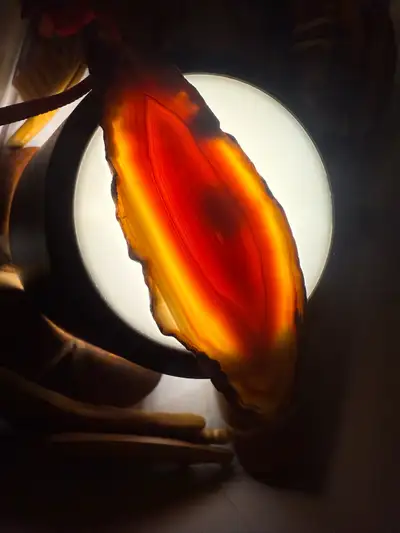 Chalcedony Stone Slice Natural Crystal Slice, View more