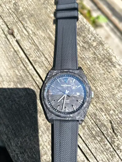 Carbon Fiber automatic watch with Miyota 8215 movement, View more