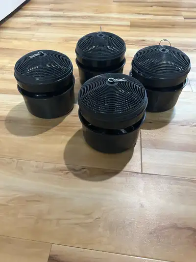Dehumidifier containers for dri-Z pellets. All 4 for $20.