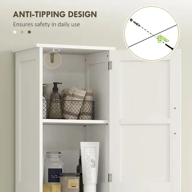 67" Tall Bathroom Cabinet, Narrow Bathroom Storage Cabinet with in Storage & Organization in Markham / York Region - Image 10
