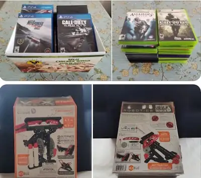 XBOX 360 games $10 each. PS3 games $10 each. PS4 games $20 each. Wii game $10. PS4 NEED FOR SPEED RI...
