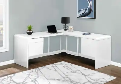 Monarch Specialties L-Shaped Desk, View more