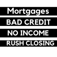 1st and 2nd Mortgages  Rush Closing ✅ No Income ✅Bad Credit