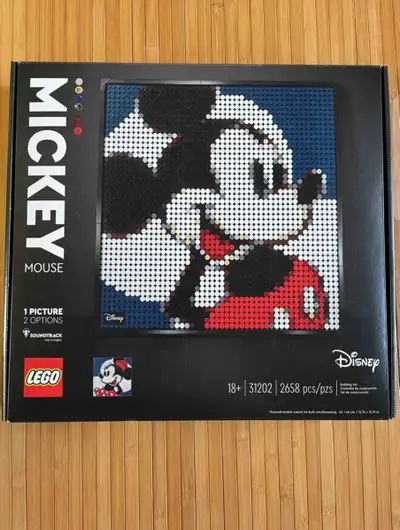 Lot of two Lego Art Mickey Mouse 31302, View more