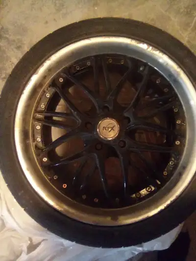 225/40zr18 had to scrap car tires are great condition was my first car I bought but better sometimes...