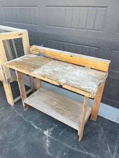 Sturdy work table, View more