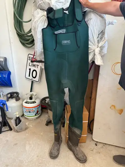 Men’s  Full Waders & Vest never used , View more