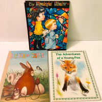 Vintage Lot of 3 Books Tale of Tails Adventures of a Young Fox
