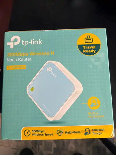 TP-Link TL-WR802N Travel WiFi Router, View more