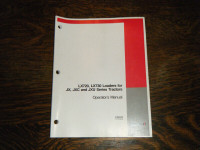 Case IH LX720, 730 Loader for JX, JXC, Tractors Operators Manual