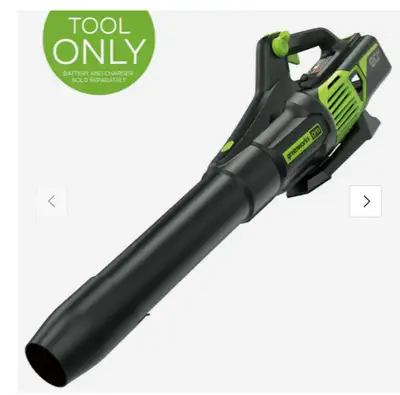 GREENWORKS PRO 80V Blower - Tool Only! Model# BLB489 Greenworks PRO 80V Trimmer - 730 CFM Brushless...