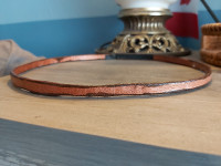 Copper Cowboy Leather Hatband. 3/8" wide. Fits hats up to 7 1/4.