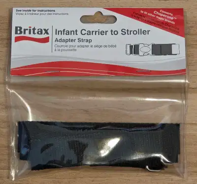 Britax Adapter Strap Kit NEW Sealed - Car Seat to Stroller, View more