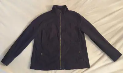 Cotton Woman Navy Blue Jacket (98% cotton), View more
