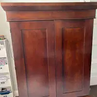 Solid Maple Armoire 