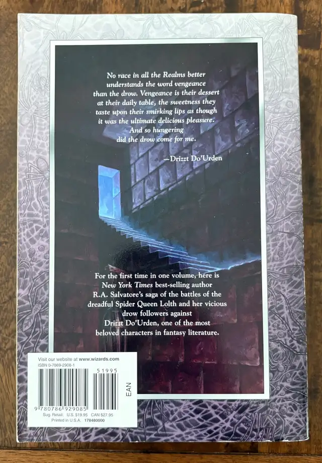 Legacy of the Drow Collector's Edition by R. A. Salvatore in Fiction in Oakville / Halton Region - Image 4