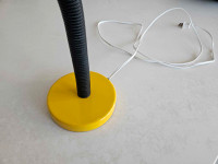 Small Yellow Metal Desk Lamp