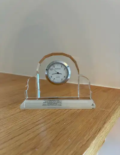 Glass decor clock, View more