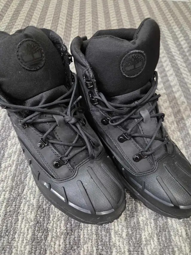 Timberland Greenstride black winter boots - kids 6.5