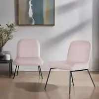 SET OF TWO Accent chairs, side chairs, dining chairs