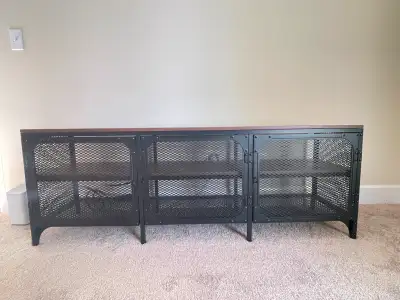IKEA TV Bench – Black, Like New | Calgary NW Moving Sale, View more