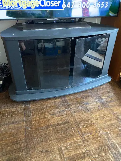 Sony TV Stand Swivel Black - glass doors OrigBox Bay Bloor Radio, View more