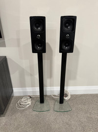 Definitive Technology Speakers with stands